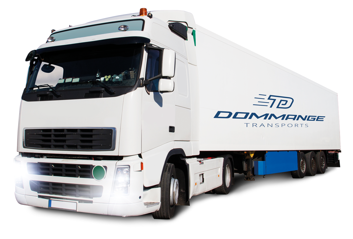Camion Dommange Transports - Dommange Transports - Spécialiste du transport routier dans l'AIN et l'EST de la France